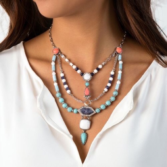 Chloe + Isabel Jewelry - Turkish Delight Multi-Row Necklace